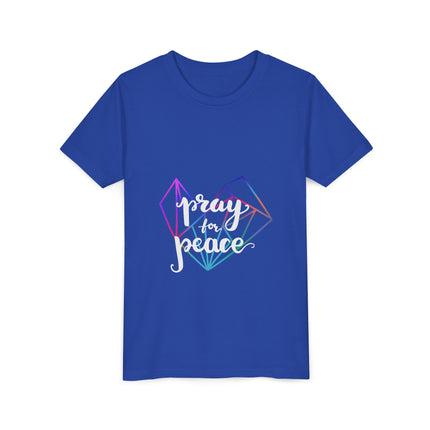 Kurzärmeliges Jugend-T-Shirt mit Typografie-Motiv