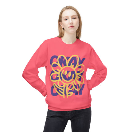 Unisex-Sweatshirt mit Rundhalsausschnitt aus mittelschwerem Softstyle-Fleece