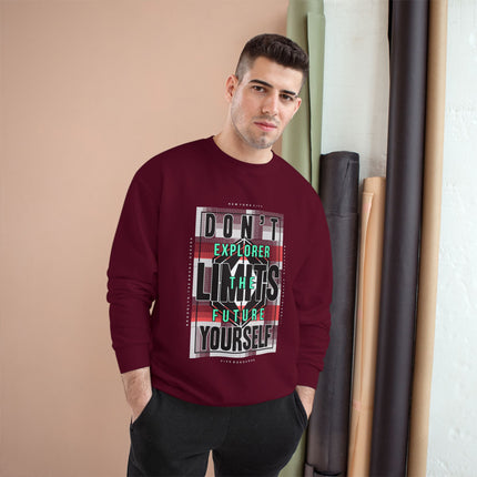 Champion-Sweatshirt mit Typografie-Motiv