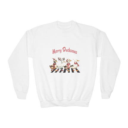 Christmas themed Youth Crewneck Sweatshirt