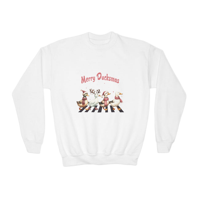 Christmas themed Youth Crewneck Sweatshirt