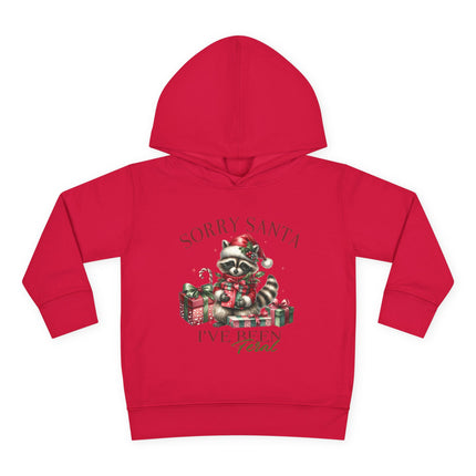 Christmas themed Toddler Pullover Fleece Hoodie