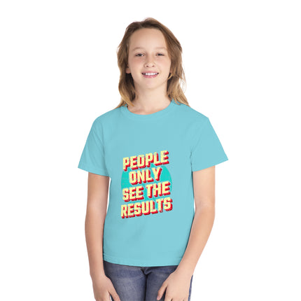 Typography themed Youth Midweight Tee