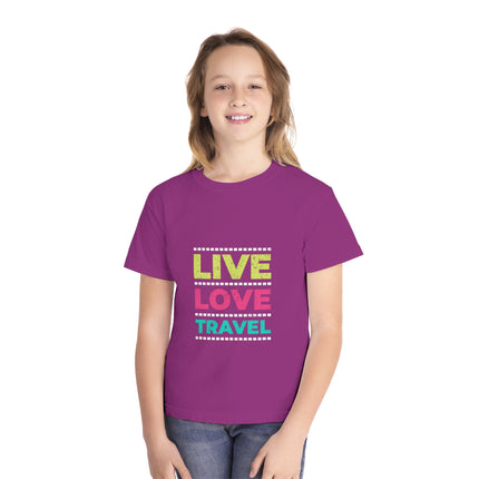 Typography themed Youth Midweight Tee