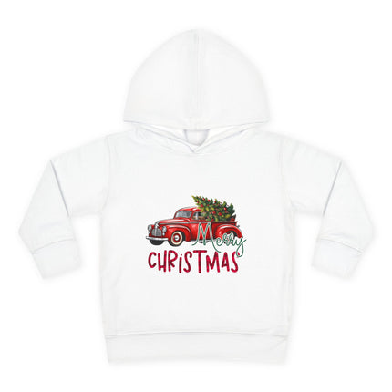 Christmas themed Toddler Pullover Fleece Hoodie