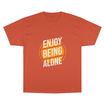 Champion-T-Shirt mit Typografie-Motiv