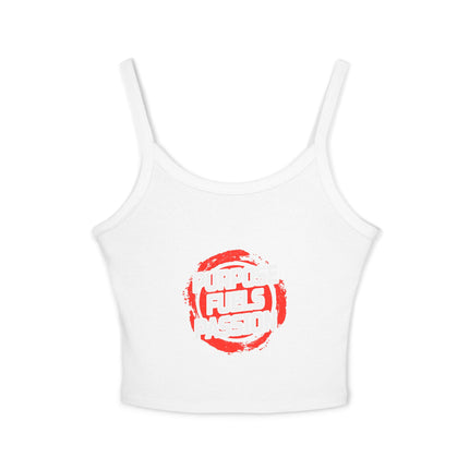 Typografie Themen Damen Spaghetti Strap Tank Top 