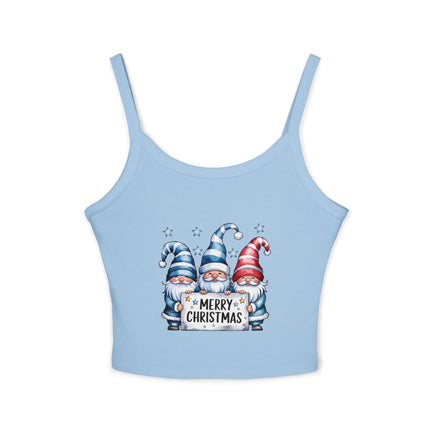 Weihnachtsmotiv Damen Spaghettiträger Tank Top 