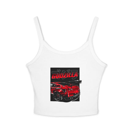 Auto-Enthusiasten Themen Damen Spaghetti Strap Tank Top 