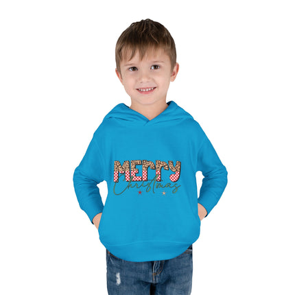 Christmas themed Toddler Pullover Fleece Hoodie