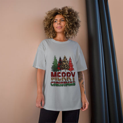 Champion-T-Shirt mit Weihnachtsmotiv