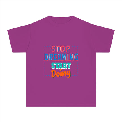 Typography themed Youth Midweight Tee