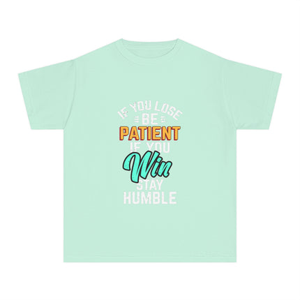 Typography themed Youth Midweight Tee