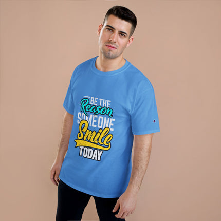 Champion-T-Shirt mit Typografie-Motiv