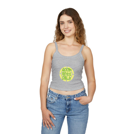 Typografie Themen Damen Spaghetti Strap Tank Top 