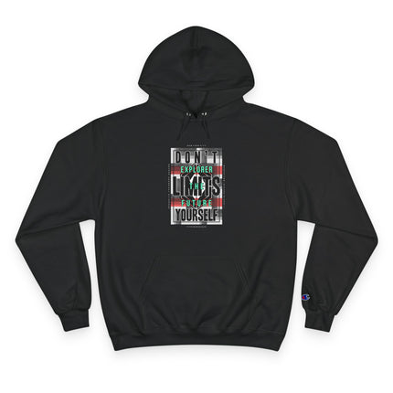 Typography themed Champion Hoodie