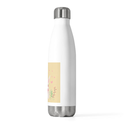 20oz Isolierflasche mit süßem Häschen und Liebesmotiv 