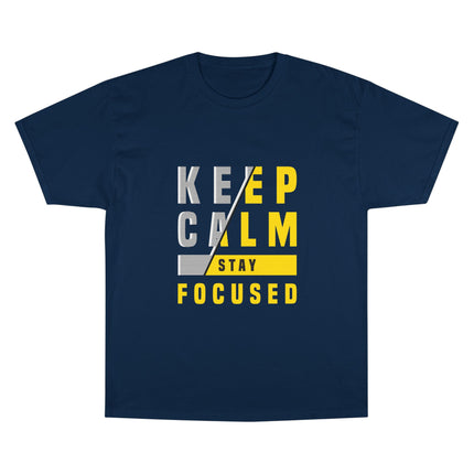 Champion-T-Shirt mit Typografie-Motiv