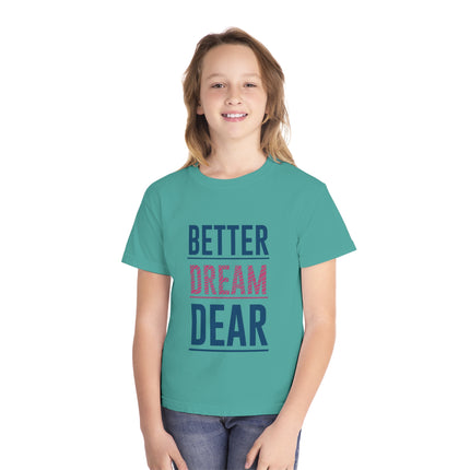 Typography themed Youth Midweight Tee
