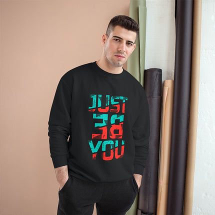 Champion-Sweatshirt mit Typografie-Motiv