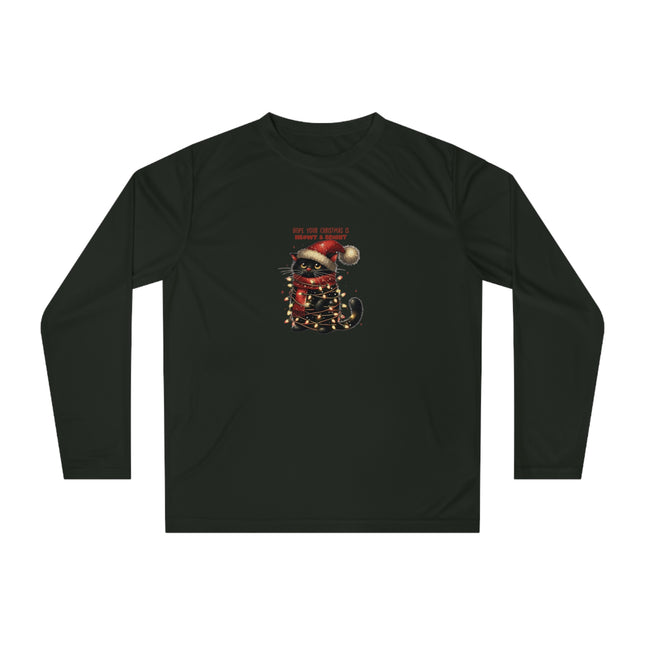 Christmas themed Unisex Performance Long Sleeve Shirt