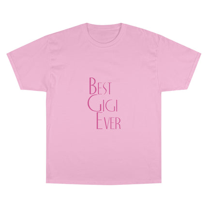 Champion-T-Shirt mit Typografie-Motiv