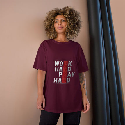 Champion-T-Shirt mit Typografie-Motiv