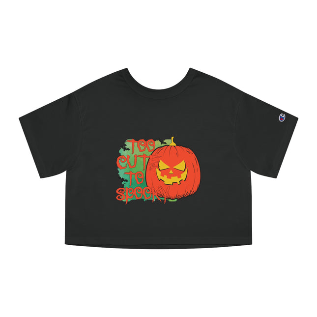 Champion Damen Heritage Cropper T-Shirt mit Halloween-Motiv