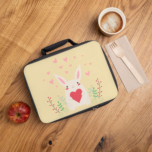 Cute Bunny with love design themed Lunch Bag