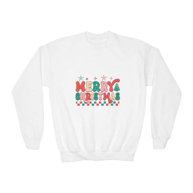 Christmas themed Youth Crewneck Sweatshirt