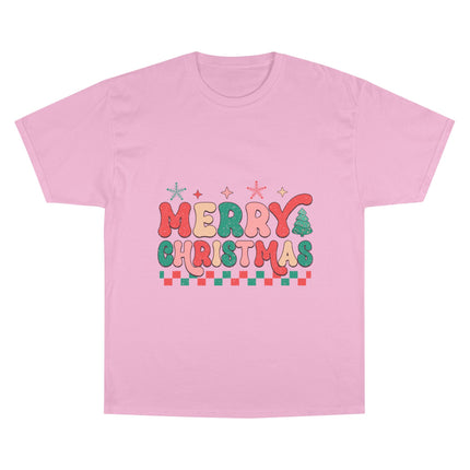 Champion-T-Shirt mit Weihnachtsmotiv