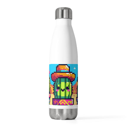 Entzückende 20oz Isolierflasche mit lächelndem Design und 3 Katzen 
