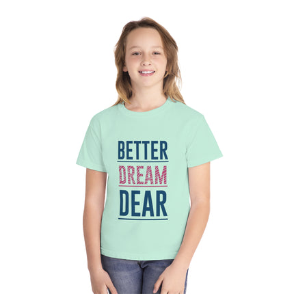 Typography themed Youth Midweight Tee