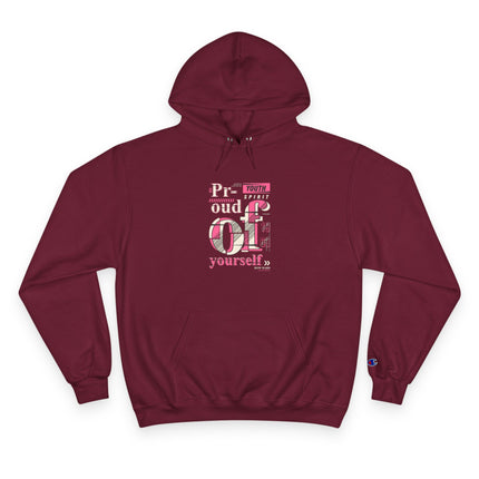 Typography themed Champion Hoodie