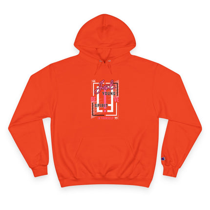 Typography themed Champion Hoodie