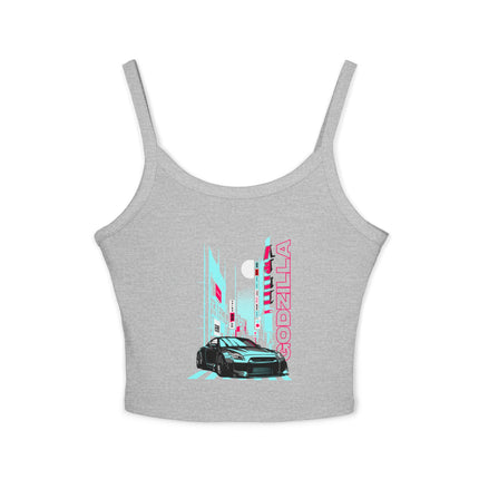 Auto-Enthusiasten Themen Damen Spaghetti Strap Tank Top 