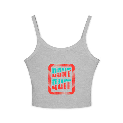 Typografie Themen Damen Spaghetti Strap Tank Top 