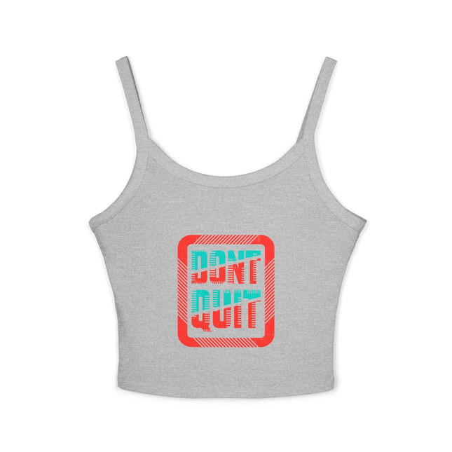 Typografie Themen Damen Spaghetti Strap Tank Top 