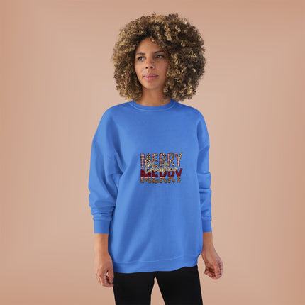Christmas themed Unisex EcoSmart Crewneck Sweatshirt