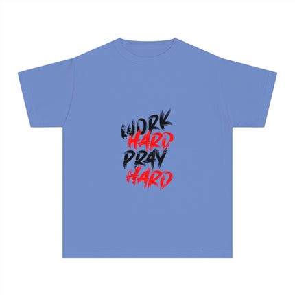 Typography themed Youth Midweight Tee