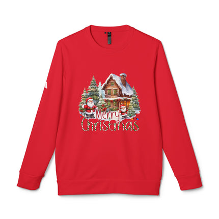 Christmas themed Adidas Unisex Fleece Crewneck Sweatshirt