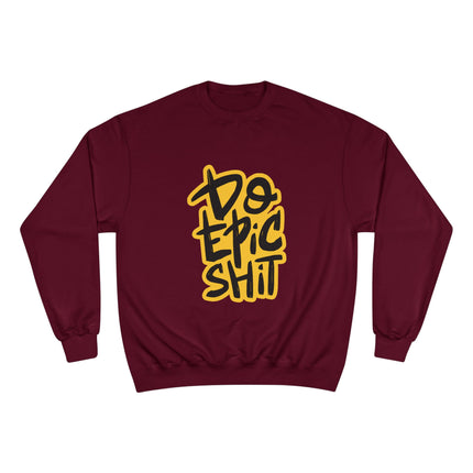 Champion-Sweatshirt mit Typografie-Motiv
