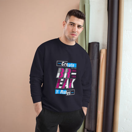 Champion-Sweatshirt mit Typografie-Motiv