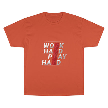 Champion-T-Shirt mit Typografie-Motiv