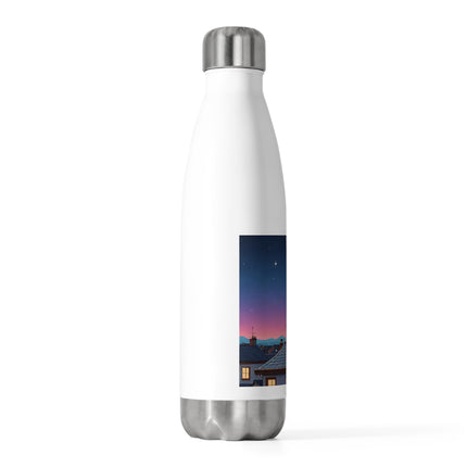 Cat looking at the sky design themed 20oz Insulated Bottle