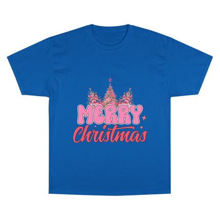Champion-T-Shirt mit Weihnachtsmotiv