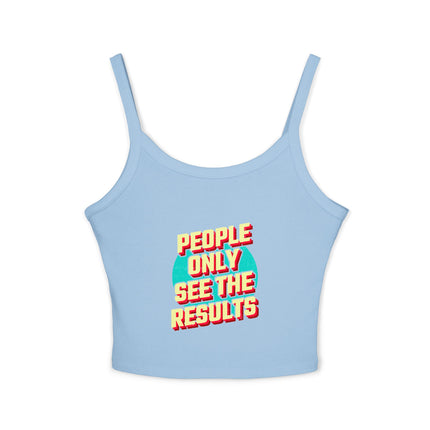 Typografie Themen Damen Spaghetti Strap Tank Top 
