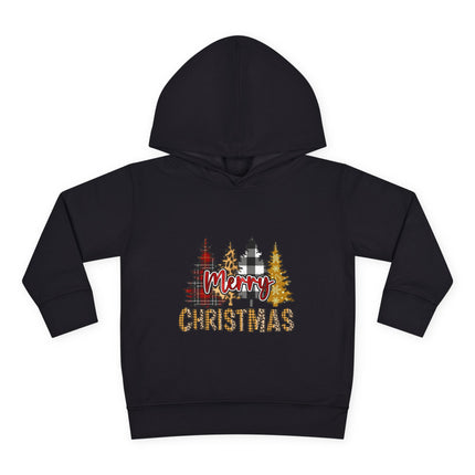 Christmas themed Toddler Pullover Fleece Hoodie