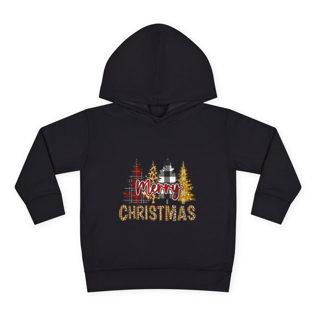 Christmas themed Toddler Pullover Fleece Hoodie