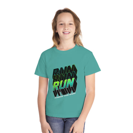 Typography themed Youth Midweight Tee